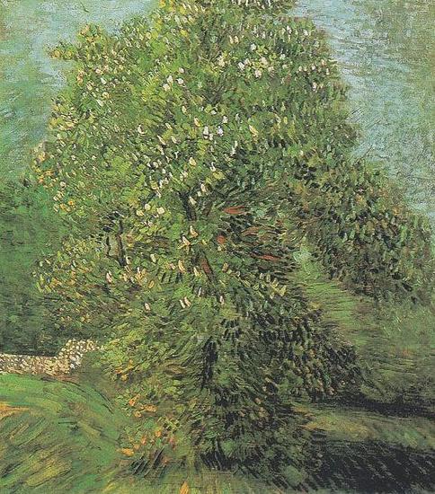 Vincent Van Gogh Blossoming Chestnut Tree china oil painting image
